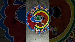 Btao kaisi bni hai hamai rangoli ItzSanataniGirl20 youtubeshorts [upl. by Anivle]