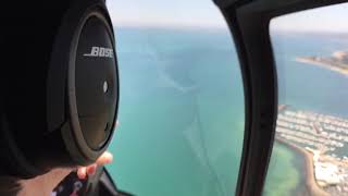 Moorabbin Airport to Essendon Airport Helicopter Flight Training POV [upl. by Loyce]