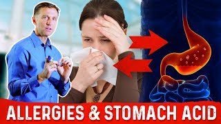 How do Allergies Start – Stomach Acid amp Allergies Explained by DrBerg [upl. by Ardnak709]