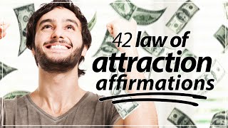 42 Essential Law Of Attraction Affirmations POWERFUL [upl. by Ferino23]