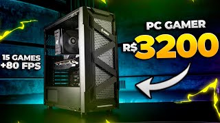 Esse é o PC GAMER até 3200 Reais pra 2023 e 2024 em Full HD [upl. by Eolcin888]