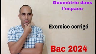 geometrie dans lespacemath 2bac [upl. by Akissej]