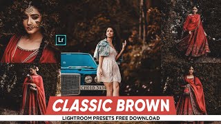 Lightroom Mobile Preset Free DNG  Lightroom Classic Brown Preset  Lightroom Free Presets Download [upl. by Marylynne]