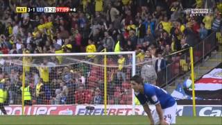 Watford v Leicester Play off semi final 2nd leg May 2013 [upl. by Noek]