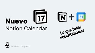 Notion Calendar  la actualización MÁS IMPORTANTE de Notion hasta ahora [upl. by Aneleh]