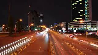 Night city traffic city top timelapse topoftheworld kyiv kyivnews [upl. by Nayb]