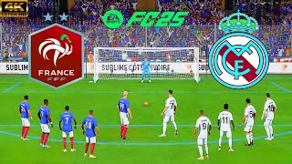 ZidaneMbappéNkunkuDembéléThuram vs RonaldoMbappéBellinghamViniciusBenzema PenaltyShootout 4K [upl. by Garett]