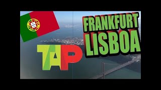 TRIP REPORT  COMO É VOAR COM A TAP NA EUROPA  FRANKFURT  LISBOA NO A321 DA TAP ‹ GATE 2 GATE› [upl. by Aime19]