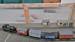 OO Gauge inglenook shunting switching layout concept baseboard and backscene construction [upl. by Ynohtnacram]