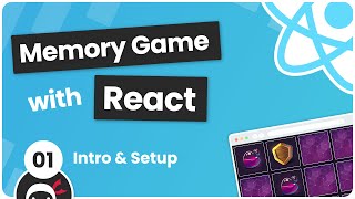 Build a Memory Game with React 1  Intro amp Setup [upl. by Neenaj]