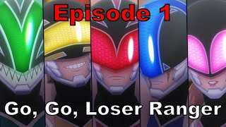 Go Go Loser Ranger épisode 1 saison 1  Power ranger ou No Longer Ranger ou Sentai Daishikkaku [upl. by Anrak947]