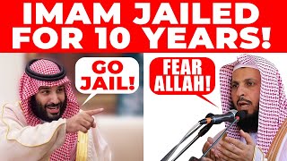 MAKKAH IMAM JAILED 10 YEARS FOR THIS SPEECH [upl. by Yrahcaz30]