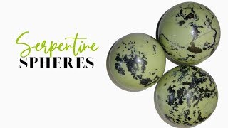 Use Serpentine Spheres  Satin Crystals Healing Balls [upl. by Nylaehs]