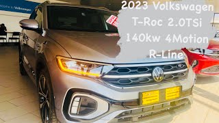 2023 Volkswagen TRoc 20TSI 140kW 4Motion RLine Review Exterior  Interior Performance Ownership [upl. by Neffirg437]