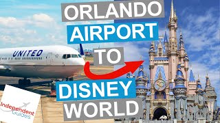 Orlando Airport to Disney World 2023  Mears Connect Sunshine Flyer Uber Lyft Taxi Prices amp More [upl. by Lois]