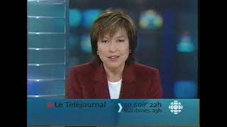 Le Téléjournal  Céline Galipeau  2004  En Bref [upl. by Almat]