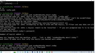 ssh server real and Upload data to server [upl. by Alphonsine]