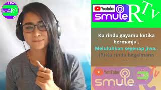 Gala Gala  Karaoke Smule duet bareng Tasya karaokedirumahaja [upl. by Sivrat95]