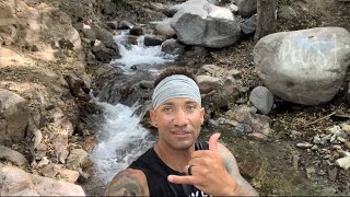 Hiking Etiwanda Falls Trail waterfall Rancho Cucamonga CA [upl. by Ynattir]