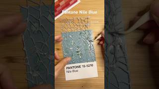 Pantone Nile Blue pantonechallenge pantone nileblue music journaling journaltherapy collage [upl. by Emmerich]