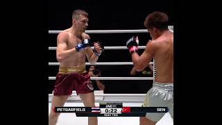 Looking SHARP 🔪 Soner Sen dominates Petgarfield en route to a firstround TKO [upl. by Dubois]