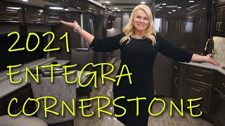 2021 Entegra Cornerstone  Full Motorhome Walkthrough Tour  NIRVC [upl. by Fleece380]