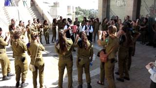 Israeli soldiers dancing in Jerusalem [upl. by Pergrim]