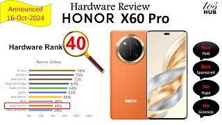 Honor X60 Pro  Hardware Rank Score 40 MidEnd  Full Technical Review  English [upl. by Yehsa]