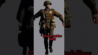 How change Soviet uniform in WW2 beggining war and victory [upl. by Oitaroh]