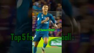 Top 5 fastest footballer দ্রুতগামী ৫ ফুটবলার football footballkhela footballshorts ronaldo [upl. by Isacco]