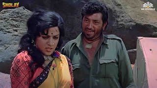 Gabbar Singh Kidnapped Hema Malini And Dharmendra  Sholay Hindi Movie Scene [upl. by Geoff]