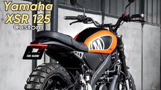 Yamaha XSR 125 Custom  by Tank Machine [upl. by Annaihr]