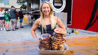 I Have To Eat 21 Burger Patties To Beat This Swedish Burger Eating Record [upl. by Audun]