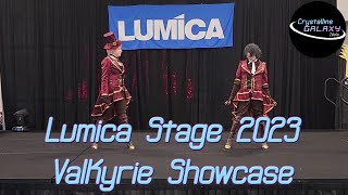 Crystalline GALAXY Idols Valkyrie Live Dance Showcase Lumica Stage HolMat 2023 EnStars 【踊ってみた】 [upl. by Llamaj]