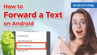 📱 How to Forward a Text on Android 2024  Share Messages Easily [upl. by Adnolaj]