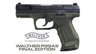 Walther P99AS Final Edition Teaser Video [upl. by Zaraf313]