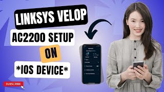 Linksys Velop AC2200 Setup on iOS Device [upl. by Merlina559]