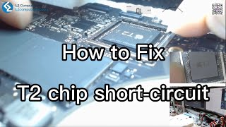 How to replace T2 security chip  macbook pro A1990 [upl. by Nissie]