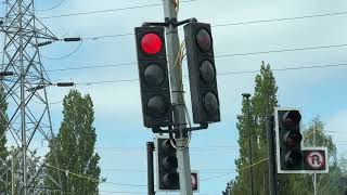 SRL Temporary Traffic Lights  M6 Junction 10 [upl. by Klusek]