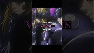 Thanatos vs Hypnos saintseiya thelostcanvas fyp shorts [upl. by Anzovin]