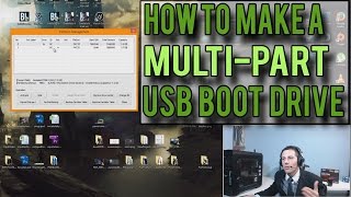 How to Create a MULTIPARTITIONED Windows 7881 Bootable USB Flash Drive [upl. by Trometer618]