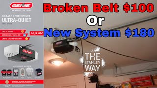 EASY Genie 7055 Garage Door Opener Install Video [upl. by Jemmy]