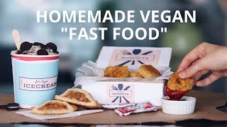 HOMEMADE VEGAN quotFAST FOODquot [upl. by Llenyt]