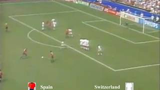 Spain vs Switzerland Round of 16 World cup 1994 [upl. by Egoreg]