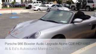 Porsche Boxster S 986 ALPINE CDEHD148BT JL Stealth Style Sub Box 8W3V33 [upl. by Marice]