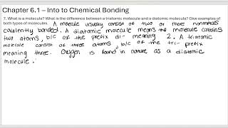 What is a molecule What is the difference between a triatomic molecule and a diatomic molecule [upl. by Oakleil989]