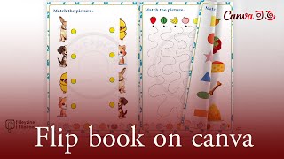 Flip book on canva [upl. by Iatnohs]