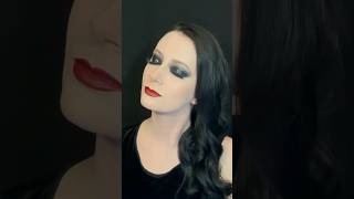 Grunge Black Glitter Smokey Eye Makeup Tutorial makeup [upl. by Lindo]