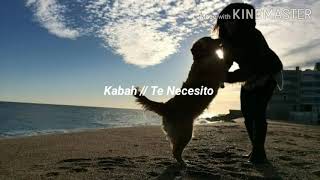 Te Necesito  Kabah letra [upl. by Friedrick]