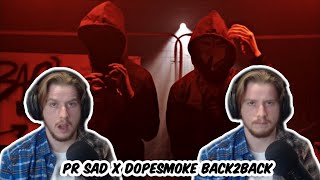 67 PR SAD x Dopesmoke  Back2Back  MixtapeMadness REACTION [upl. by Hoebart]